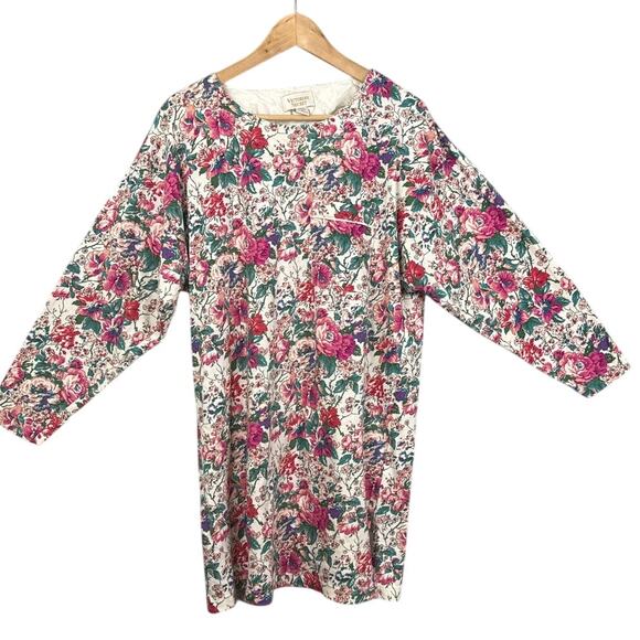 Vintage Victoria’s Secret Floral Nightgown Size M Cottagecore Prairiecore Y2K - Picture 1 of 8